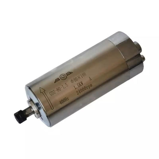 GDZ-80-1.5 1.5KW ER16 D80 x 188mm 24000RPM Water Cooled Motor (AC110V) - (AD85348)