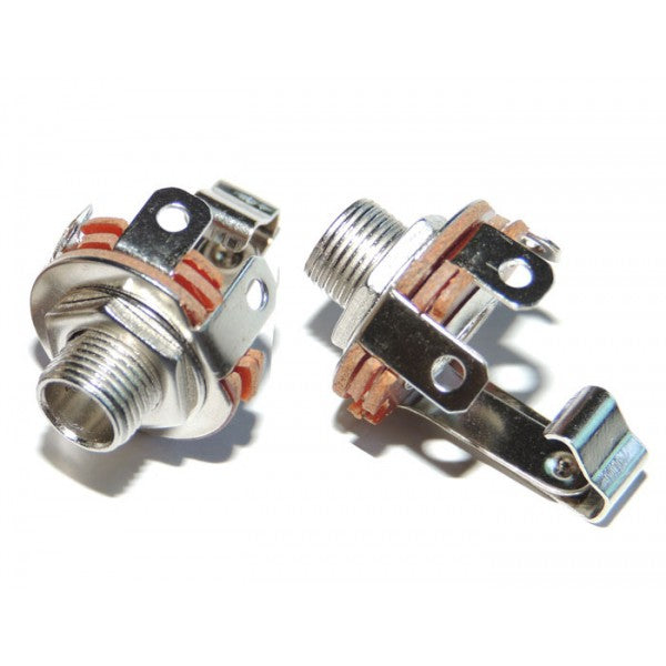 6.35mm 1/4" Mono Chassis Socket - Jack - (AD13559)
