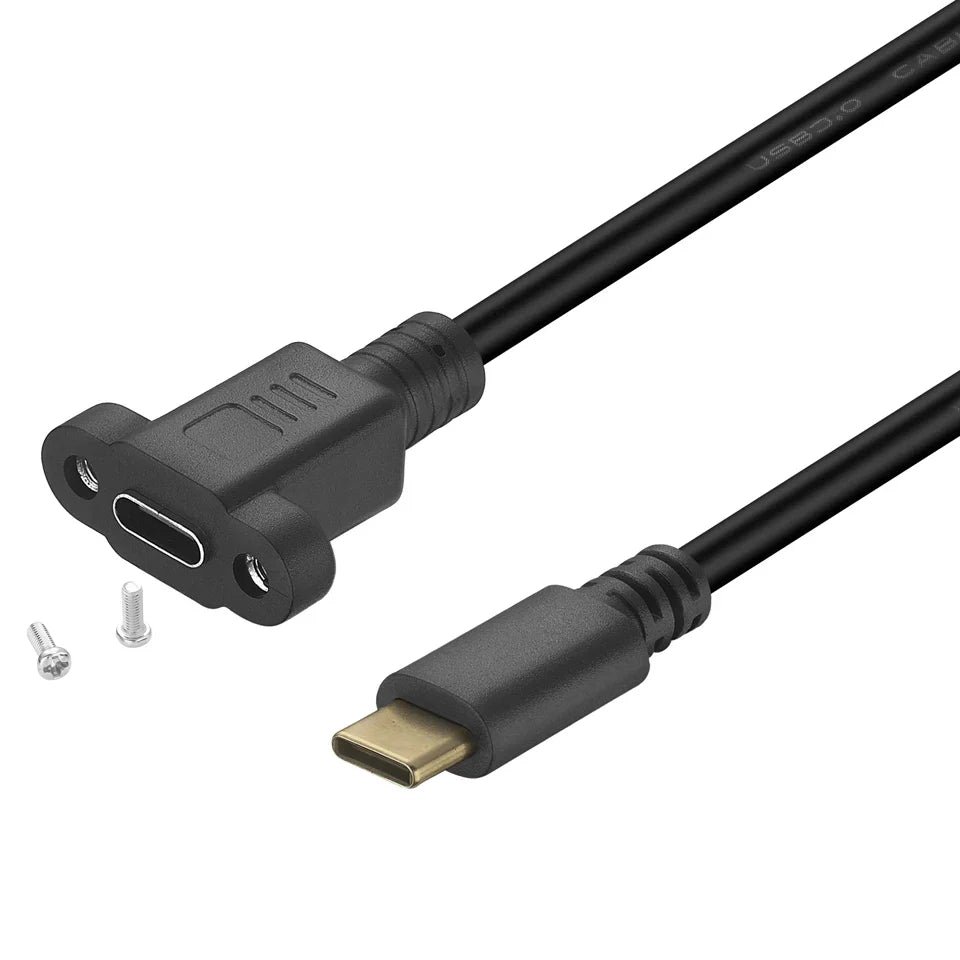 USB-A Extension Cable - 0.92m Panel Mount - (AD4142)