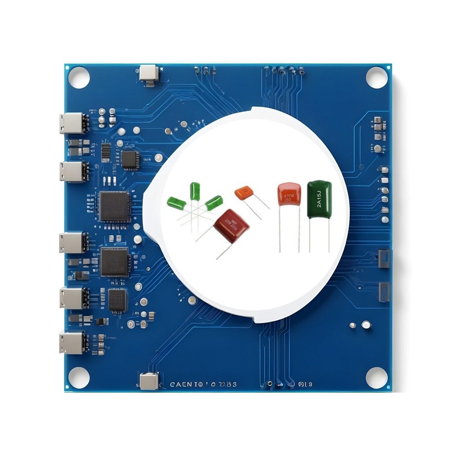 Capacitores Poliester