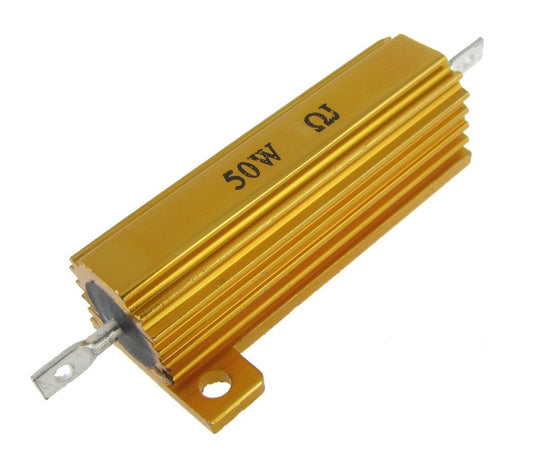 0.1Ω @ 50W Power Wire-Wound Aluminum Housing Resistor - (AD25087)