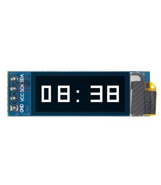 0.91 inch OLED White Character Display Module 4Pins - (AD92992)