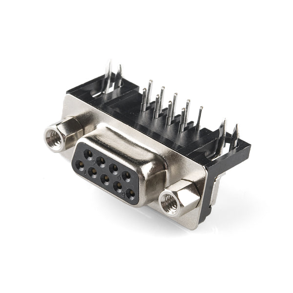 9 Pin Female Serial Connector - PCB Mount [PRT-00429] - (AD23973)