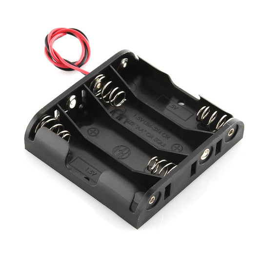 Battery Holder - 4xAA Square [PRT-00552] - (AD34400)