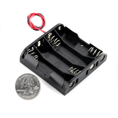 Battery Holder - 4xAA Square [PRT-00552] - (AD34400)