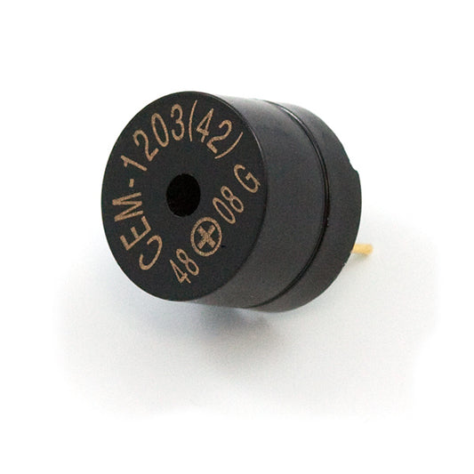 Piezo Speaker - PC Mount 12mm 2.048kHz (Passive Buzzer) - (AD1248)