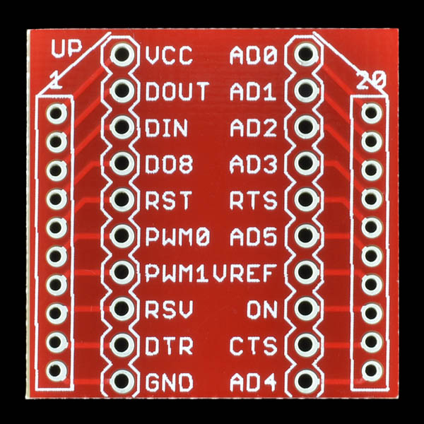 Breakout Board for XBee Module [BOB-08276] - (AD16304)