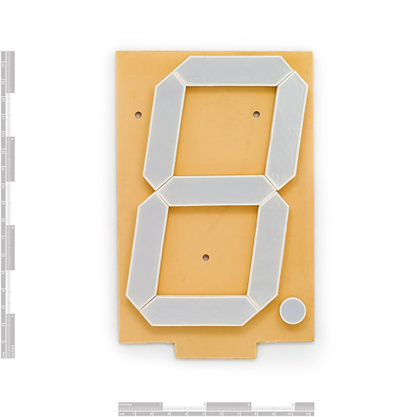 7-Segment Display - 6.5" (Red) [COM-08530] - (AD36742)
