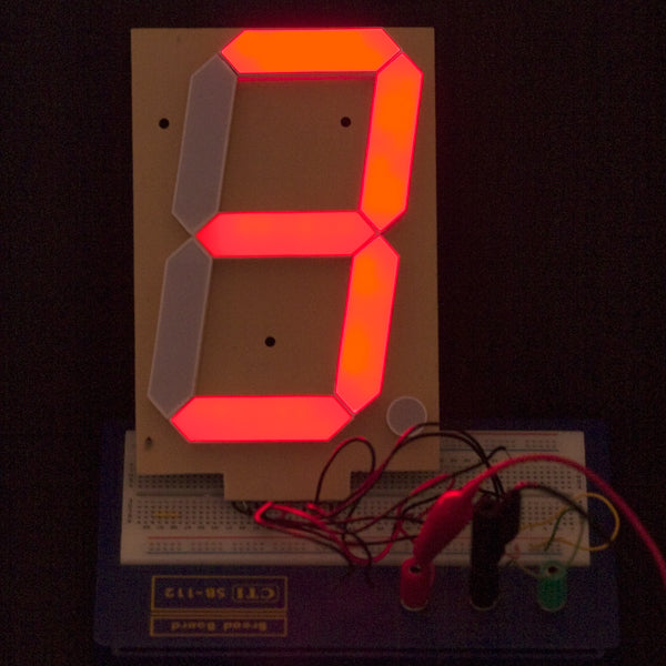 7-Segment Display - 6.5" (Red) [COM-08530] - (AD36742)