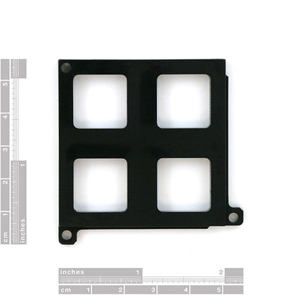 Button Pad 2x2 Bottom Bezel - (AD25432)
