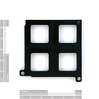 Button Pad 2x2 Bottom Bezel - (AD25432)