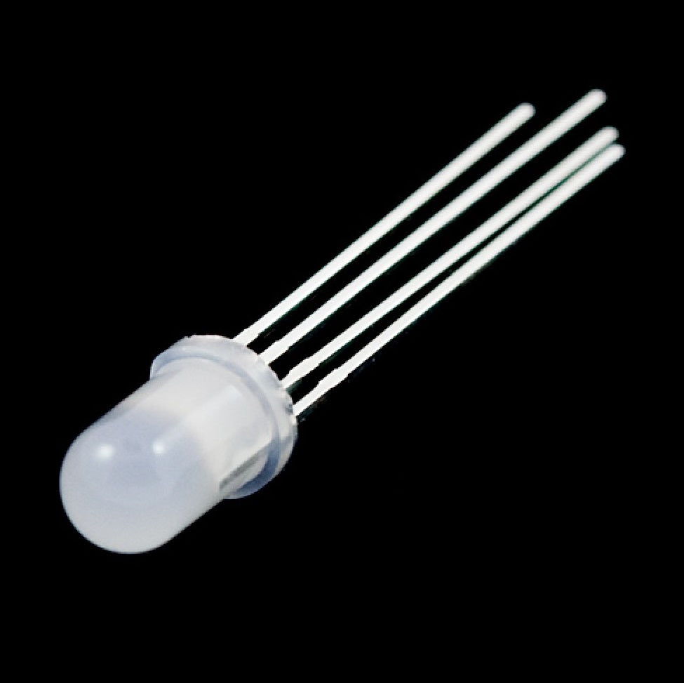 5mm Common Cathode Diffused RGB LED - (AD13920)