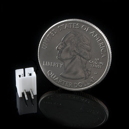 2-Pin JST Right Angle Connector Through Hole - (AD13455)