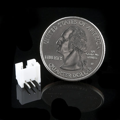 3-Pin JST Right Angle Connector Through Hole - (AD25531)