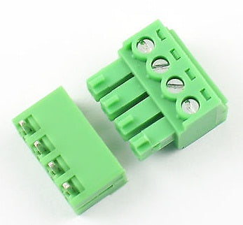 4 Pin Terminal Block Connector 3.5mm Pitch (Male & Female) - (AD16755)