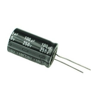 100uF @ 250V Capacitor Electrolitico - (AD16584)