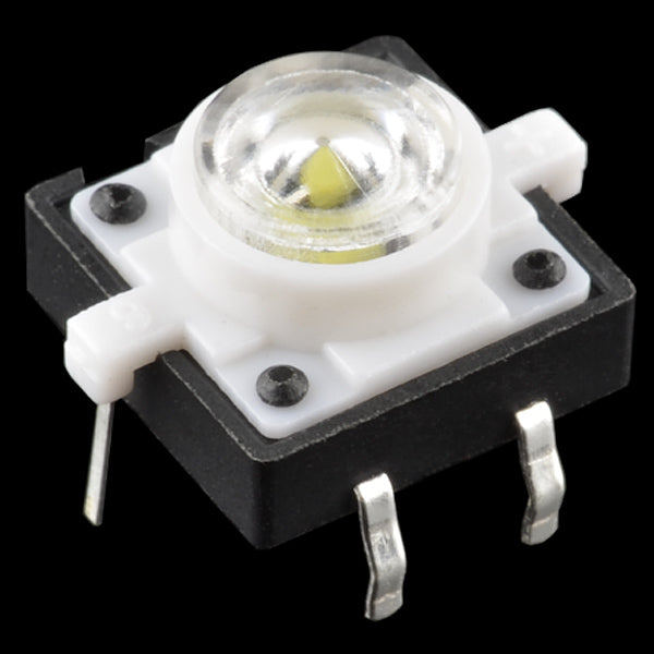 White - LED Tactile Button [COM-10439] - (AD36560)