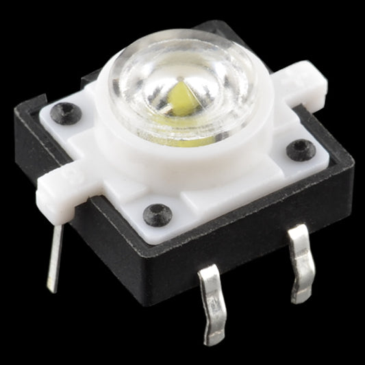 White - LED Tactile Button [COM-10439] - (AD36560)