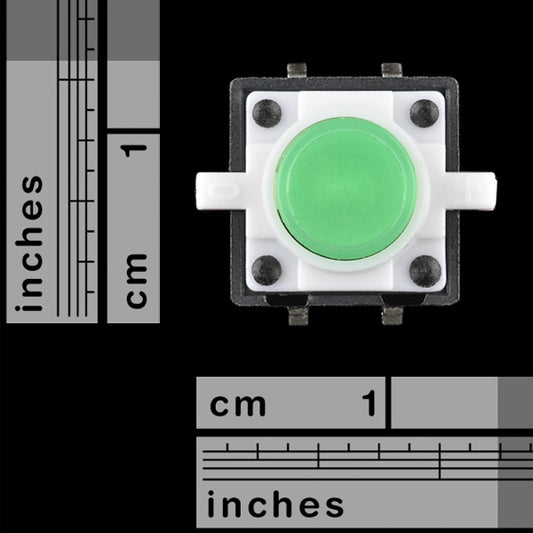 Green - LED Tactile Button [COM-10440] - (AD36543)