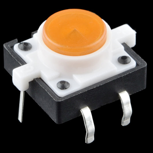Orange - LED Tactile Button [COM-10441] - (AD36554)