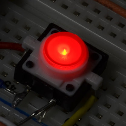 Red - LED Tactile Button [COM-10442] - (AD36540)