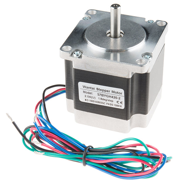 Stepper Motor - 125 oz.in (200 steps/rev, 600mm Wire) [ROB-13656] - (AD3458)