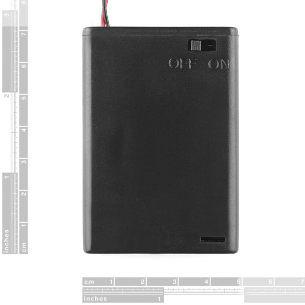 Battery Holder 3xAA with Cover and Switch [PRT-10891] - (AD15730)