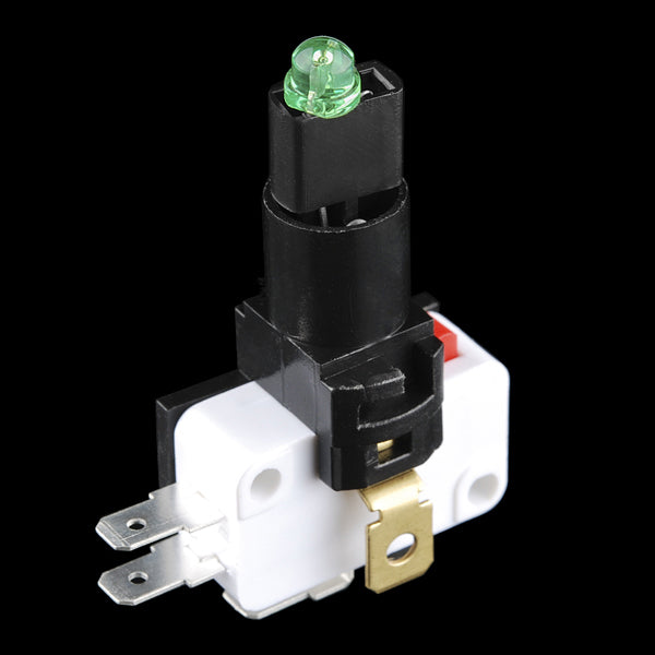 Big Dome Pushbutton - Green [COM-11275] - (AD27959)
