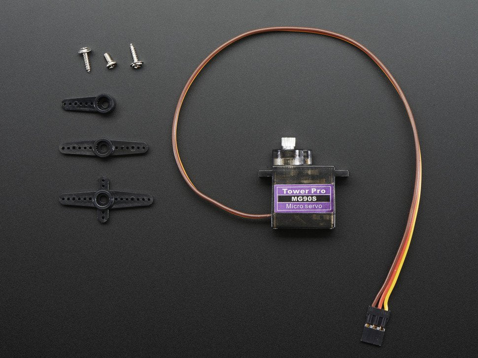 MG90S (180º) Micro Servo - High Torque Metal Gear - (AD5176)