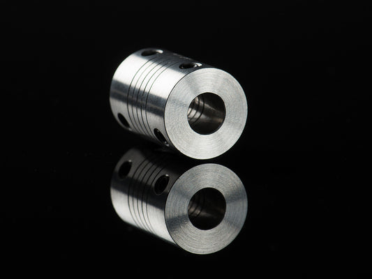 5mm to 8mm - Aluminum Flex Shaft Coupler - (AD32607)