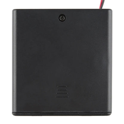 Battery Holder 4xAA with Cover and Switch - (AD34405)