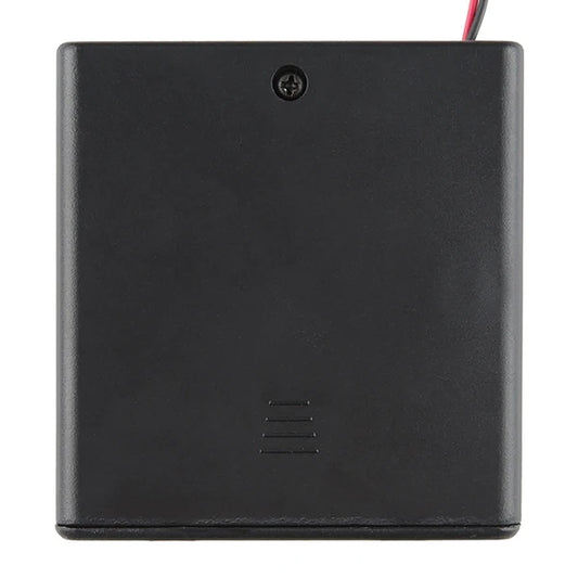 Battery Holder 4xAA with Cover and Switch - (AD34405)