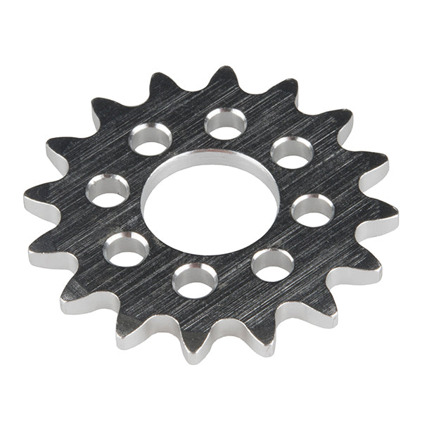 Sprocket - Hub Mount (0.25", 16T; 0.5" Bore) [ROB-12207] - (AD24041)