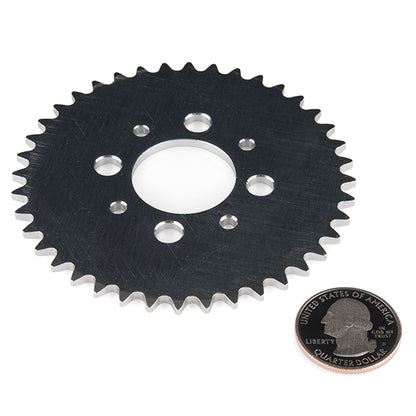 Sprocket - Hub Mount (0.25", 40T; 1.0" Bore) [ROB-12522] - (AD24070)