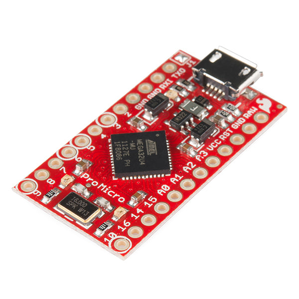 Pro Micro - 5V/16MHz [DEV-12640] - (AD38650)