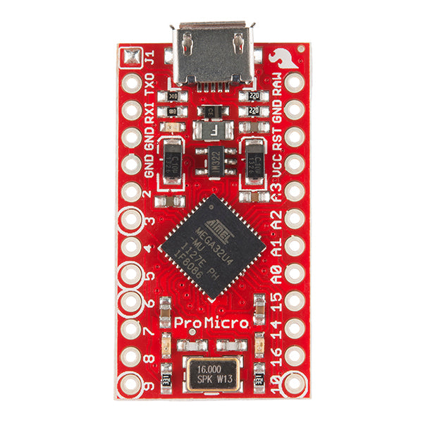 Pro Micro - 5V/16MHz [DEV-12640] - (AD38650)