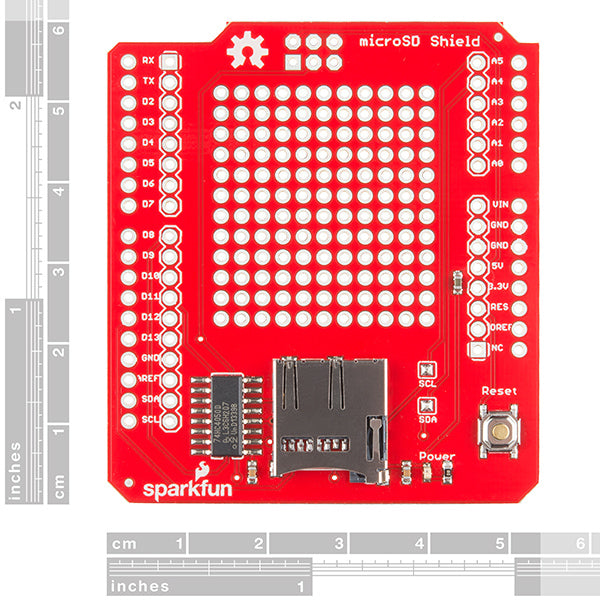 SparkFun microSD Shield [DEV-12761] - (AD15530)