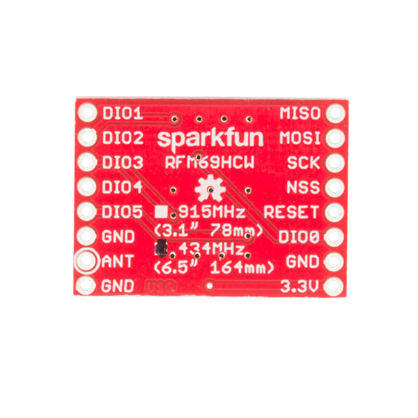 SparkFun RFM69 Breakout (434MHz) [WRL-12823] - (AD15520)