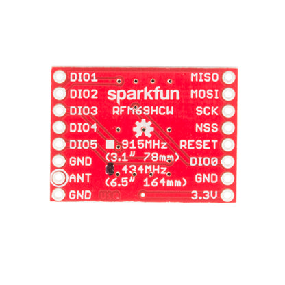 SparkFun RFM69 Breakout (434MHz) [WRL-12823] - (AD15520)