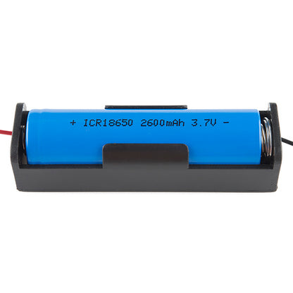 Battery Holder - 1x18650 (wire leads) [PRT-12899] - (AD25579)