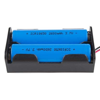 Battery Holder - 2x18650 (wire leads) [PRT-12900] - (AD33712)
