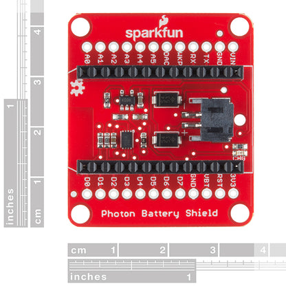 Photon Battery Shield SparkFun [DEV-13626] - (AD33707)