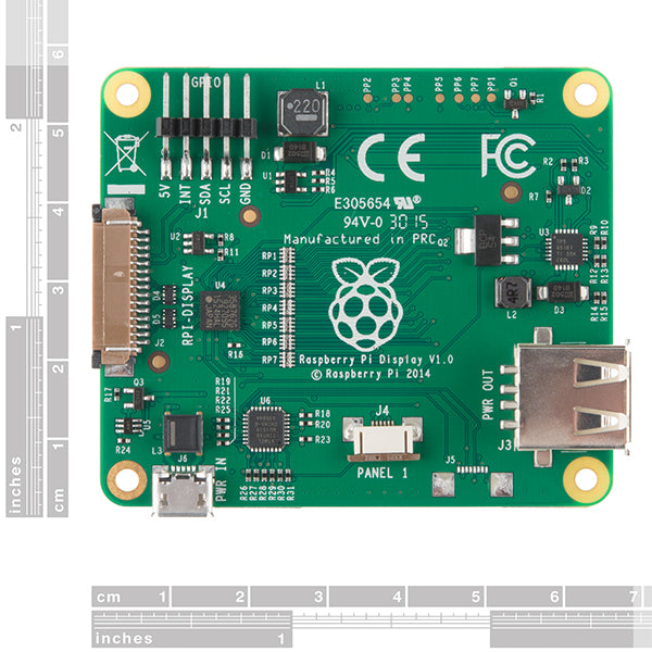 7" Touchscreen - Raspberry Pi LCD [LCD-13733] - (AD22848)