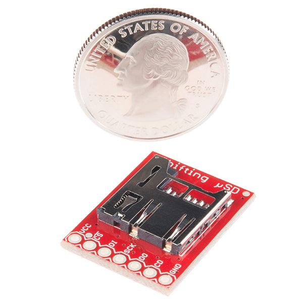SparkFun Level Shifting microSD Breakout [DEV-13743] - (AD15665)