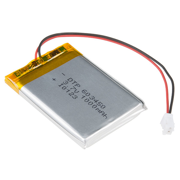1Ah - Lithium Ion Battery [PRT-13813] - (AD12247)