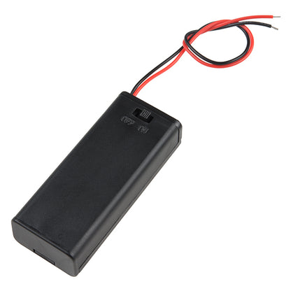 Battery Holder - 2xAAA with Cover and Switch - (AD79392)