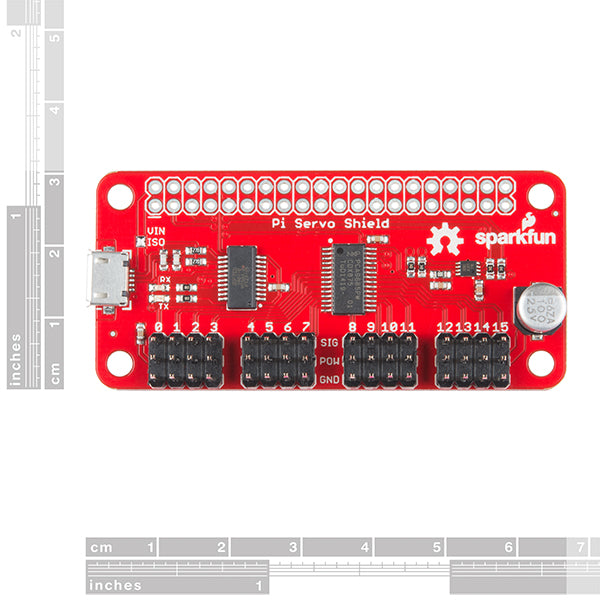 Pi Servo HAT SparkFun [DEV-14328] - (AD33717)