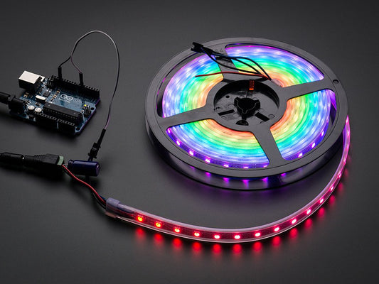 Waterproof NeoPixel Digital RGB LED Strip - White 60 LED's [1 Meter] - (AD2203)