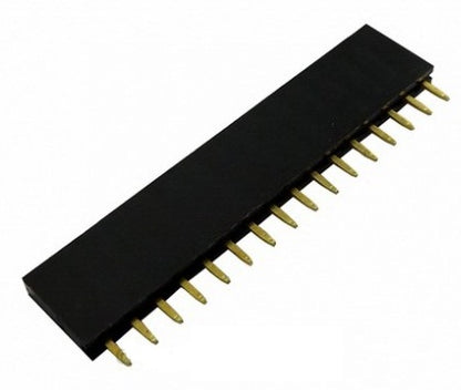 16 Pin Female Single Row 2.54mm Header - (AD7911)