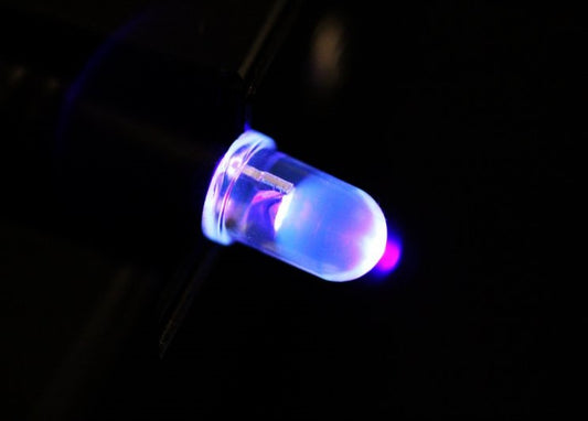 LED UV 400nm Purple 5mm Clear Lens - (AD750)